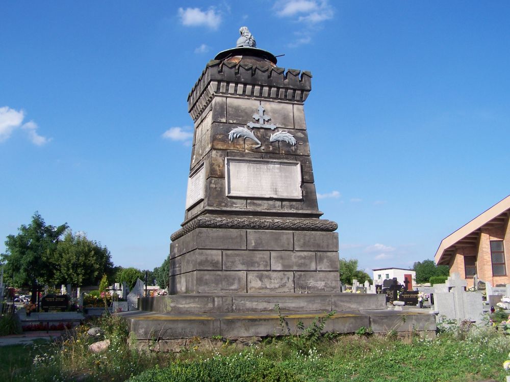 Cmentarz w Sędziejowicach - pomnik z 1874 r.